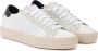 P448 Donkere Leren Sneakers Thea White Dames - Thumbnail 6