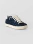 P448 Glitter Blauwe Sneakers met Witte Veters Blue Dames - Thumbnail 3