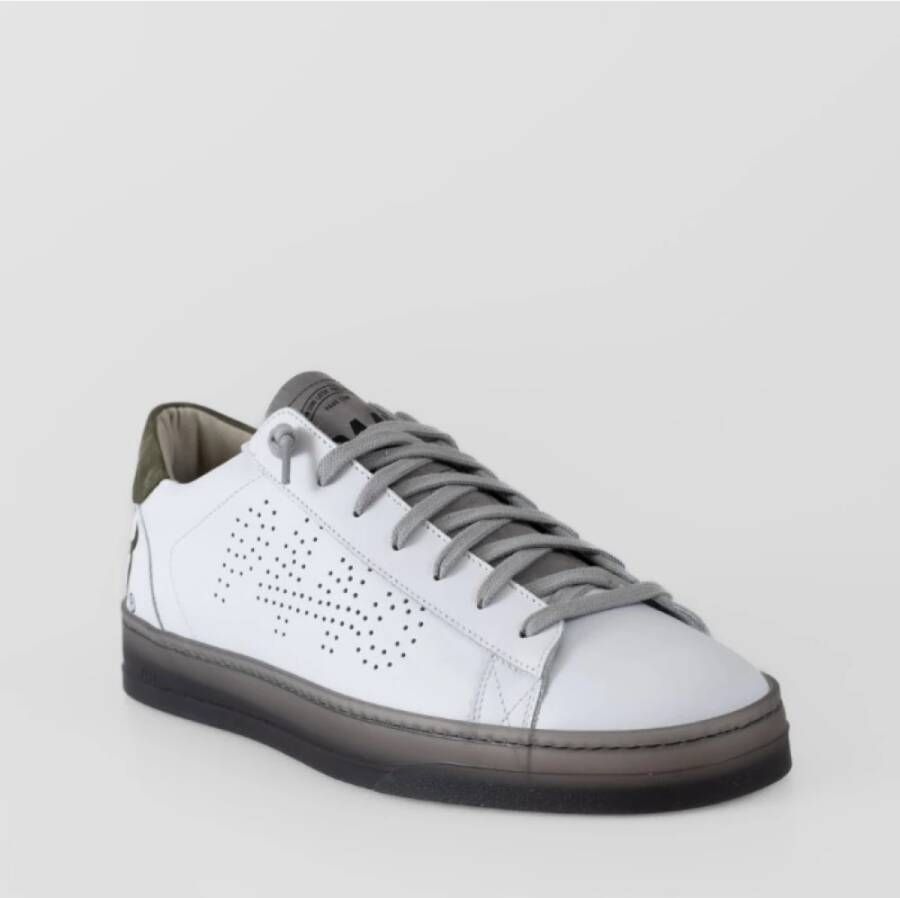 P448 Groene Lage Sneakers White Heren