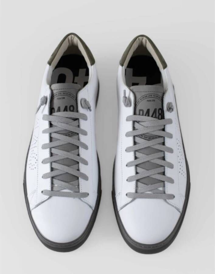 P448 Groene Lage Sneakers White Heren