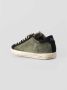 P448 Groene Leren Sneakers met Zwarte Details Green Heren - Thumbnail 5