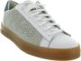 P448 Wit Grijs Leren Sneakers Elegante Stijl Multicolor Heren - Thumbnail 3