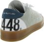 P448 Wit Grijs Leren Sneakers Elegante Stijl Multicolor Heren - Thumbnail 5