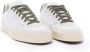 P448 Lage witte greige khaki sneakers Bali White Heren - Thumbnail 2