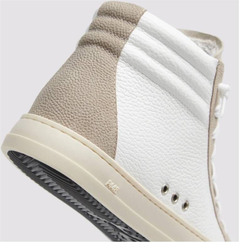 P448 Leren Hi-Top Skate Sneakers White Dames