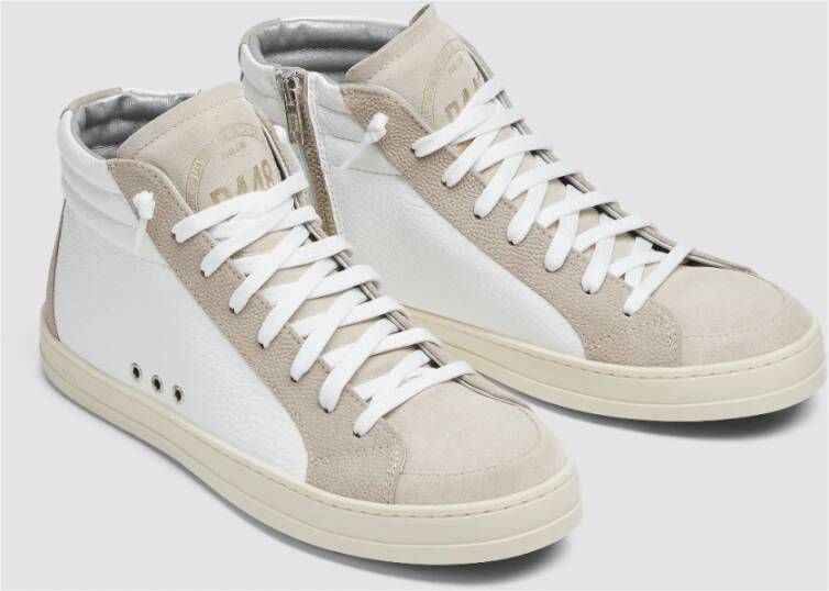 P448 Leren Hi-Top Skate Sneakers White Dames