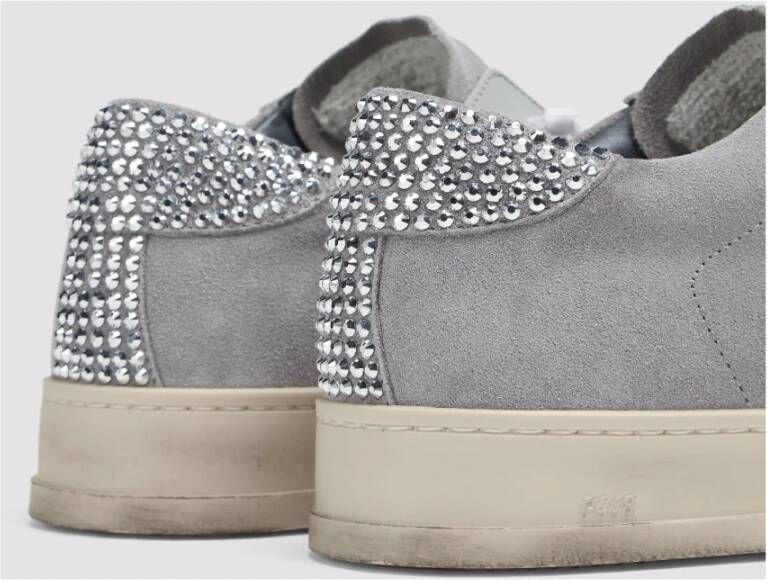 P448 Lichtgrijs Suède Jack Sneakers Gray Dames