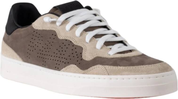 P448 Modieuze Sneakers in Fango-Bei Stijl Multicolor Heren