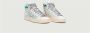 P448 Witte Suède Sneaker voor Dames White Dames - Thumbnail 2