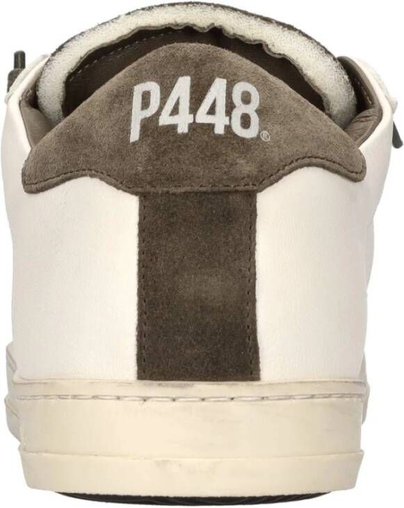 P448 Sneakers Wit White Heren