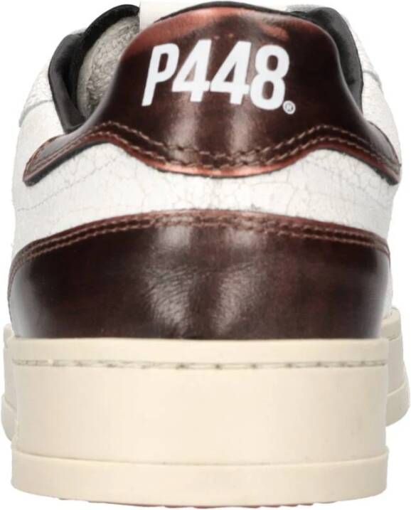 P448 Sneakers Wit White Heren