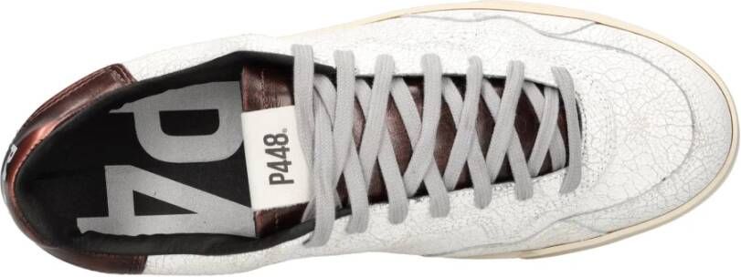 P448 Sneakers Wit White Heren