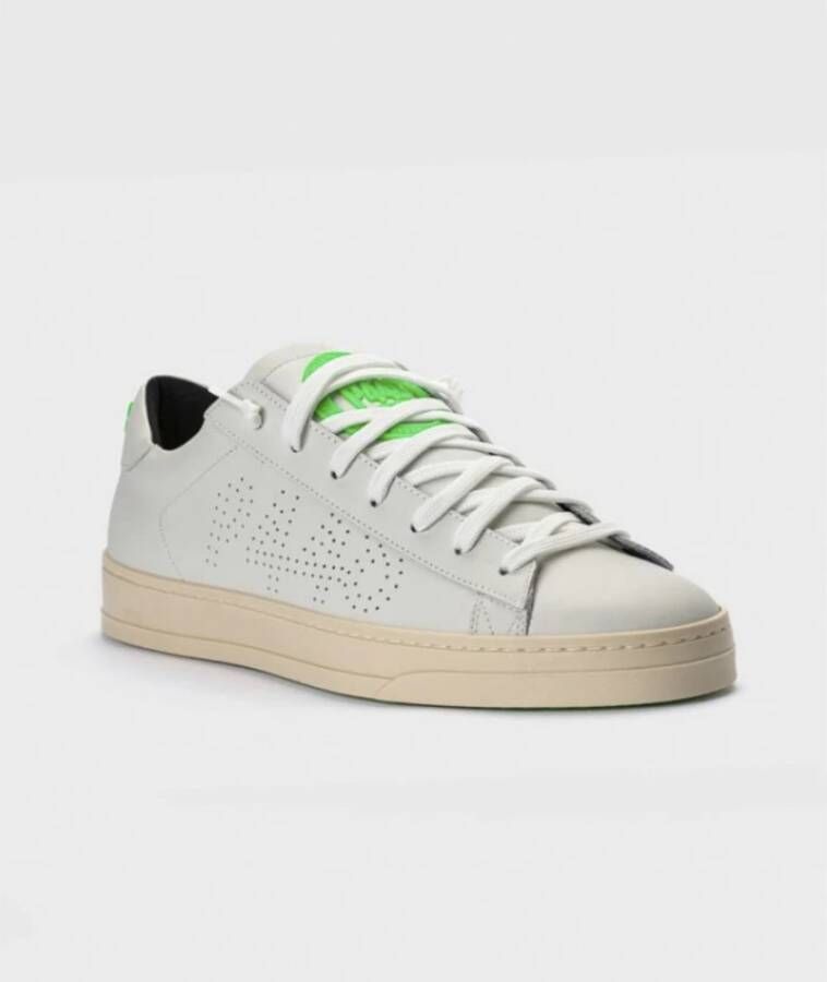 P448 Sportieve BJack Logo Uitgesneden Sneaker White Heren