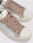 P448 Thea Champagne Sneakers Wit Goudkleurige Details White Dames - Thumbnail 3