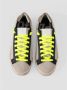 P448 Urban elegance leren sneaker fusie Beige Dames - Thumbnail 5