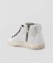 P448 Urban Skate Style Sneaker met Diamantdetails White Dames - Thumbnail 3