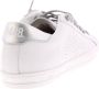 P448 Witte en Zilveren Leren Sneakers White Dames - Thumbnail 3