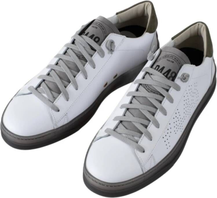 P448 Witte Groene Sneakers F24jackc-m White Heren