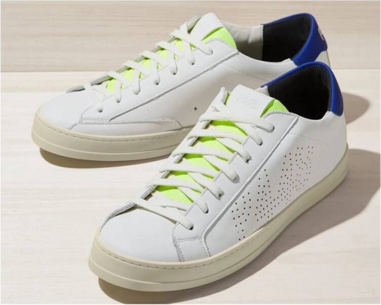 P448 Witte John Flight Sneakers Wit Heren