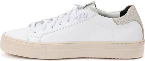 P448 Witte Leren Elegante Casual Sneakers White Dames