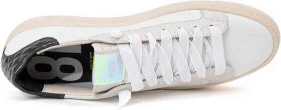 P448 Witte Leren Sneaker Minimalistisch Ontwerp White Dames