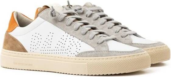 P448 Witte Leren Sneaker White Dames