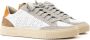 P448 Witte Leren Sneaker White Dames - Thumbnail 2