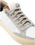 P448 Witte Leren Sneaker White Dames - Thumbnail 4