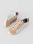 P448 Witte Leren Sneakers met Gestreepte Hiel White Heren - Thumbnail 4