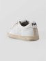 P448 Witte Leren Sneakers met Gouden Details White Dames - Thumbnail 5