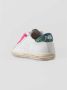 P448 Witte Leren Sneakers met Roze Details White Dames - Thumbnail 5