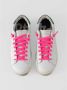 P448 Witte Leren Sneakers met Roze Details White Dames - Thumbnail 6