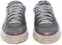 P448 Zwarte Metallic Leren Sneakers Bali Washed Stone Black Dames - Thumbnail 3