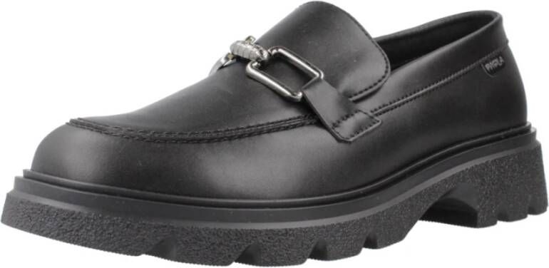 Pablosky Klassieke Loafers voor Schooluniformen Black Dames