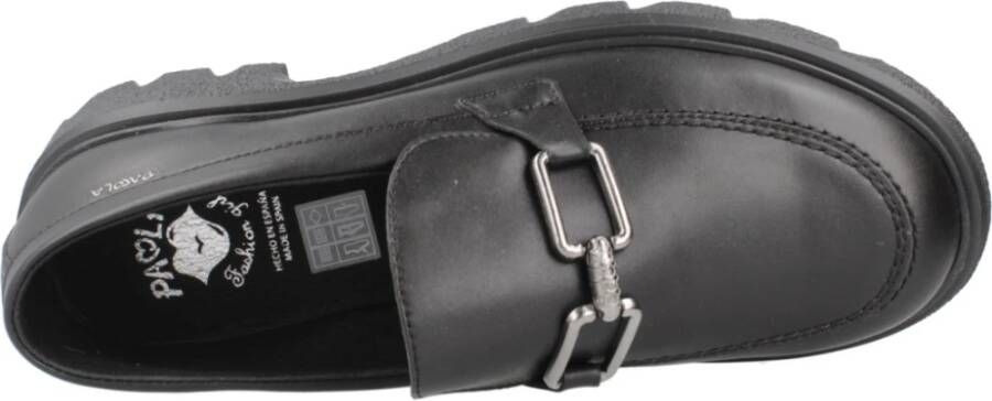 Pablosky Klassieke Loafers voor Schooluniformen Black Dames