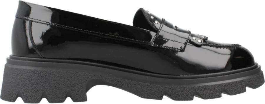 Pablosky Klassieke Loafers voor Schooluniformen Black Dames