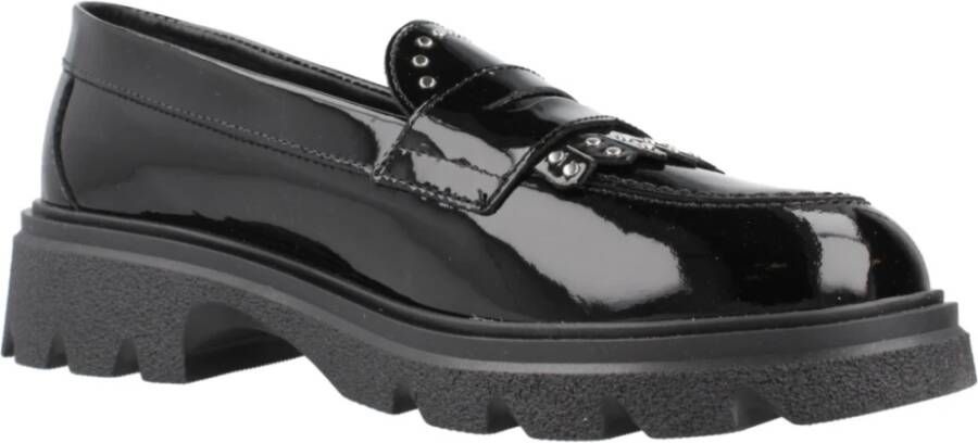 Pablosky Klassieke Loafers voor Schooluniformen Black Dames