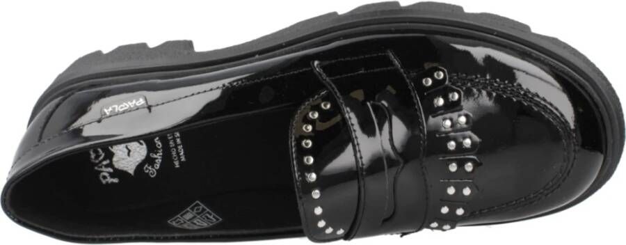 Pablosky Klassieke Loafers voor Schooluniformen Black Dames