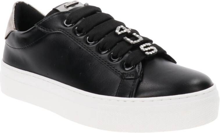 Paciotti Casual Mode Sneakers in Kunstleer Black Dames