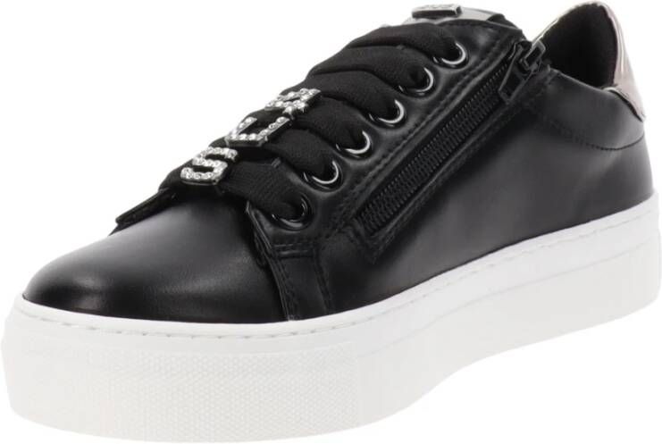 Paciotti Casual Mode Sneakers in Kunstleer Black Dames