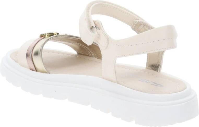 Paciotti Dames Sandalen van Imitatieleer met Klittenbandsluiting Beige Dames