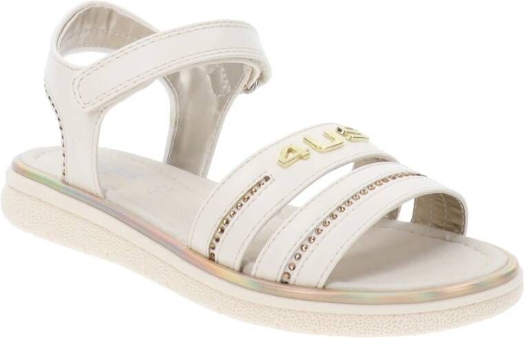 Paciotti Dames Sandalen van Kunstleer met Klittenbandsluiting Beige Dames