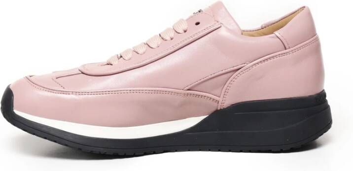 Paciotti Roze Sneakers met Klassieke Witte Inzet Pink Dames