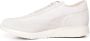 Paciotti Witte Suède Sneakers met Rubberen Zool White Heren - Thumbnail 4