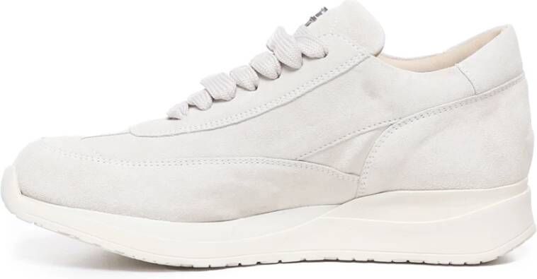 Paciotti Witte Suède Stalen Logo Sneakers White Dames