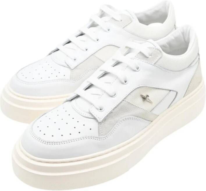 Paciotti Witte Zachte Knuffel Sneakers White Heren