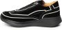 Paciotti Zwarte Fluwelen Vetersneakers Black Dames - Thumbnail 4