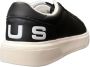 Paciotti Zwarte leren sneakers met wit logo Black Heren - Thumbnail 2