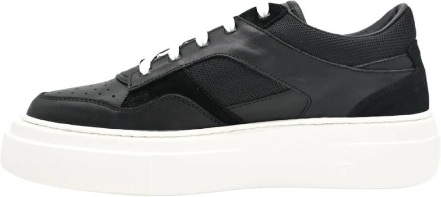 Paciotti Zwarte Sneakers Softly Black Pug Black Heren