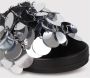 Paco Rabanne Zilveren Paillet Instap Sandalen Gray Dames - Thumbnail 3